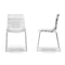 Baxton Studio Marisse Clear Plastic Modern Dining Chair, PK2 96-4744 - alternate 2